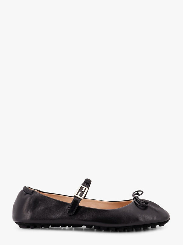 Baguette leather ballerinas