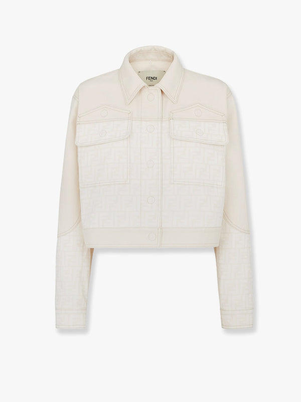 Ff off white denim jacket