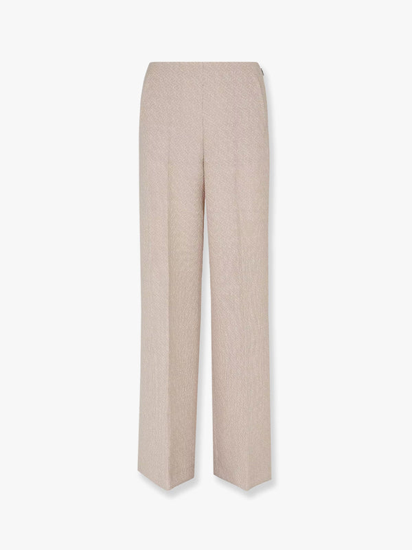 Ff diagonal 3d wool trouser