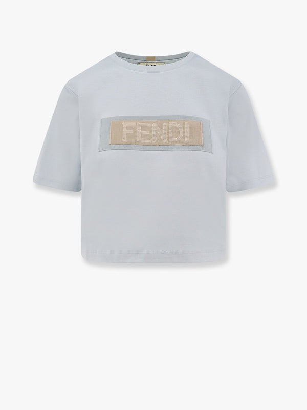 Crop jersey t-shirt