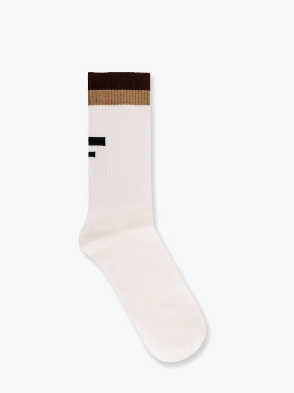 Ribbed cotton socks