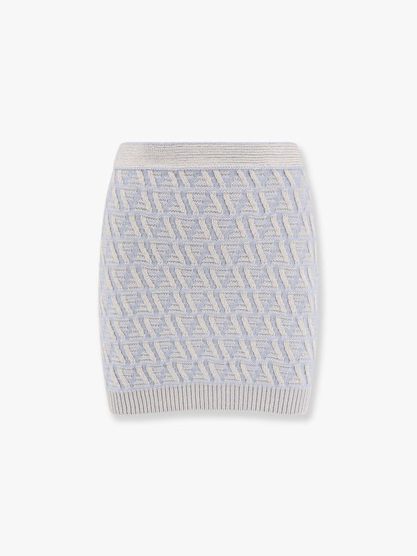 Ff wool and cashmere skirt