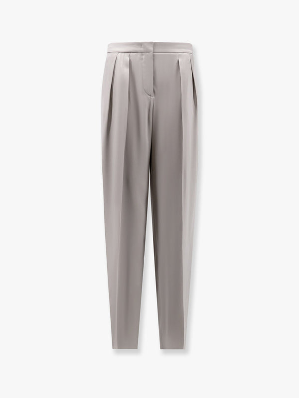 Silk trouser with pinces