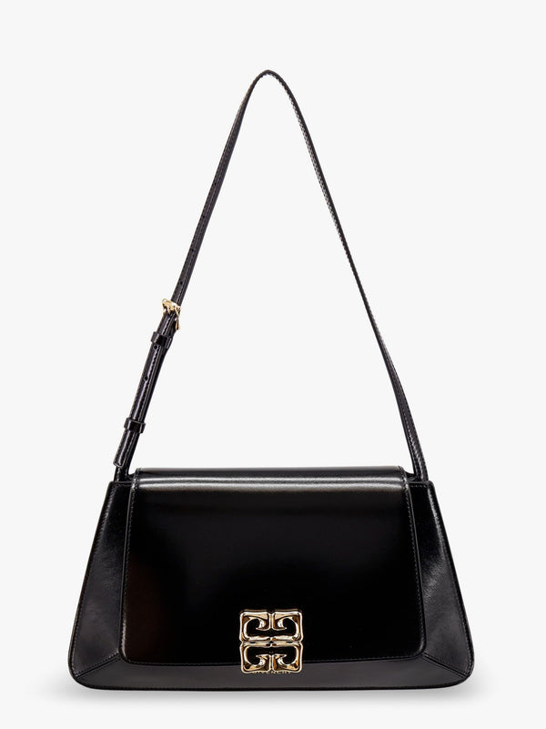 4g leather shoulder bag with 4g liquid buckle