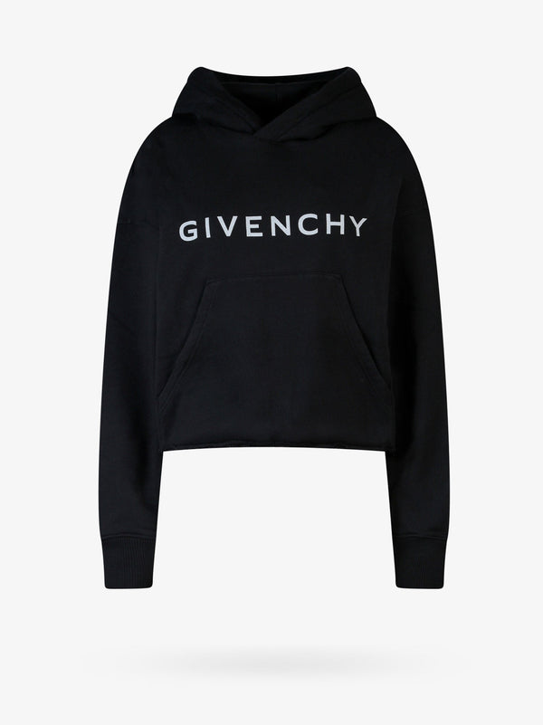 Cotton sweatshirt with givenchy print