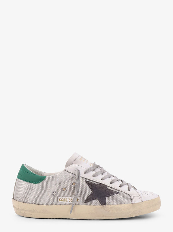 Super star nylon and leather sneakers