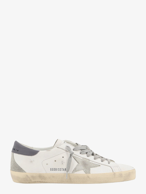 Super star leather sneakers with used effect