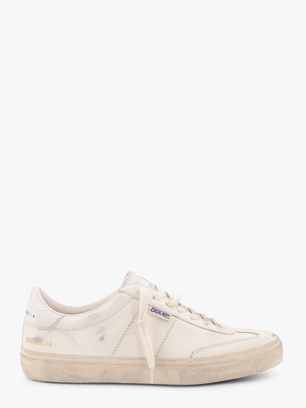 Soul star leather low-top sneakers with used effect