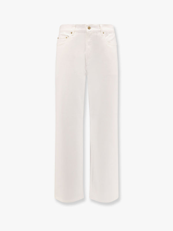 Skate white denim trouser