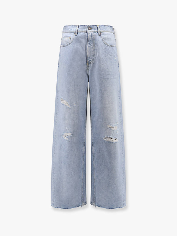 Morgan Wide Leg Jeans with Stars iconic detail