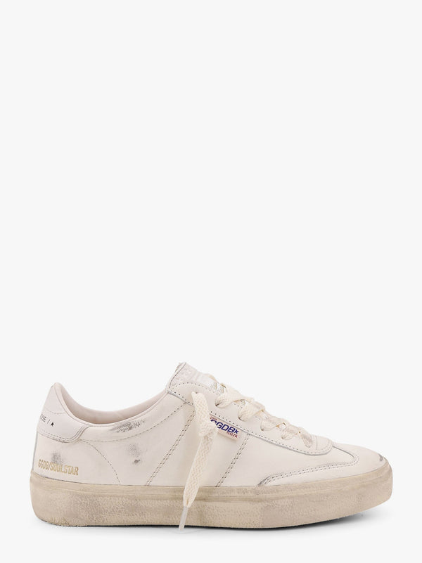 Soul star low-top leather sneakers with used effect