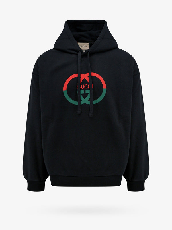 Cotton sweatshirt with frontal logo