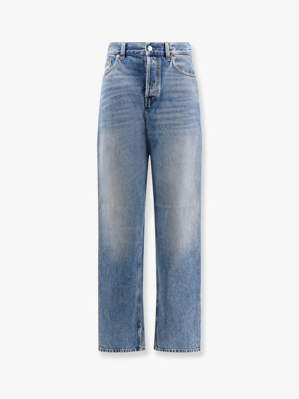 Gucci Boyfriend Jeans With Gucci Rosso Ancora Tag