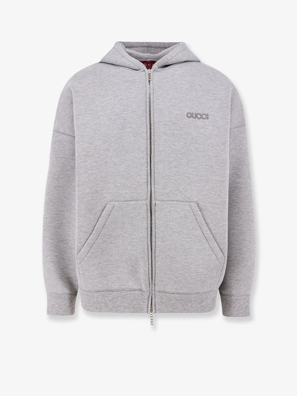Neoprene sweatshirt with gucci patch