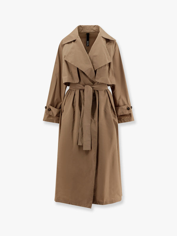 Margherita nylon trench coat with belt