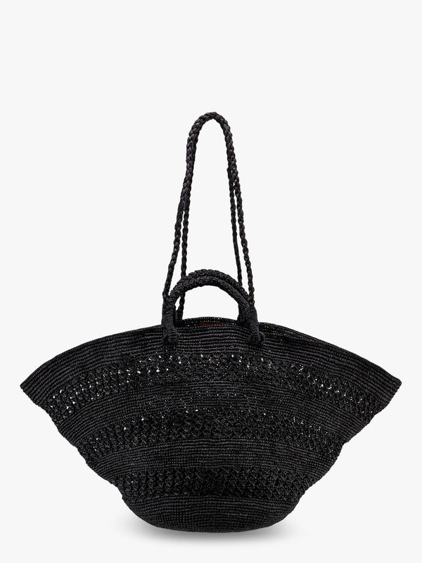 Ibeliv Sol Perforated Rafia Handbag