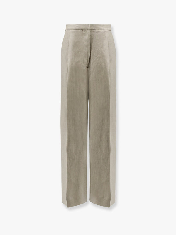 Linen trouser with pinces