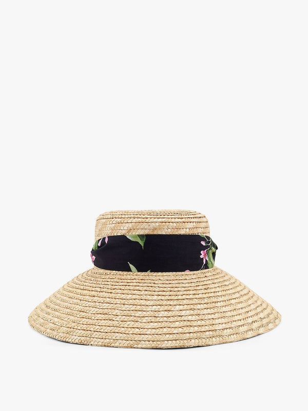 Madeleine rafia hat