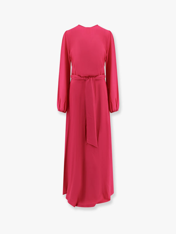 Basila rayon long dress with belt