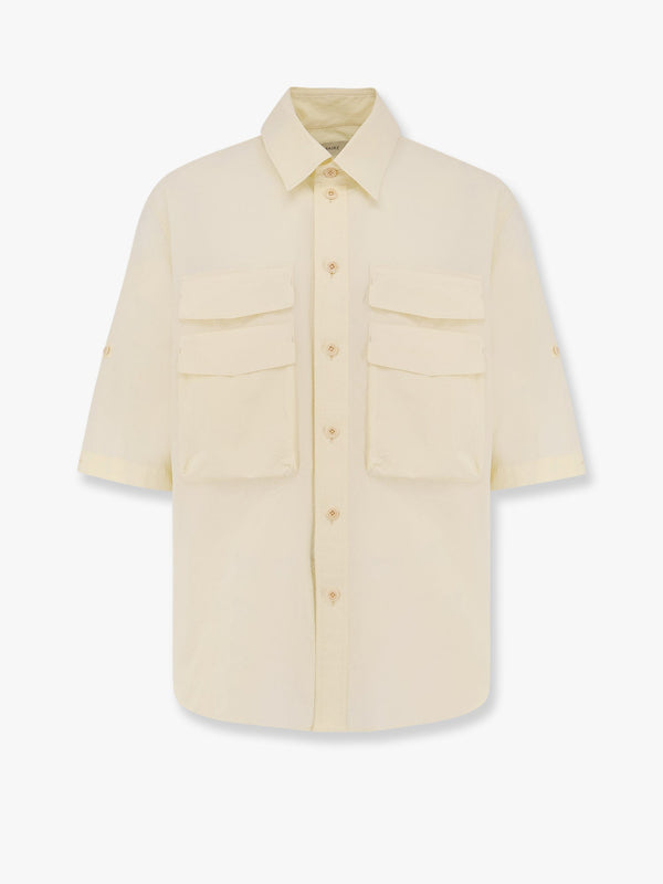 Utility crepe cotton shirt