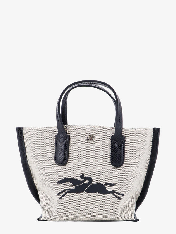 Essential canvas handbag with logo print