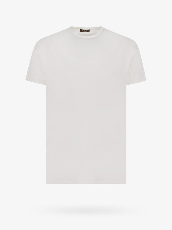 Silk and cotton t-shirt