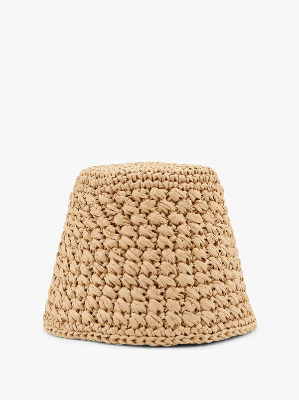 Loro Piana Jasmine Rafia Cloche Hat
