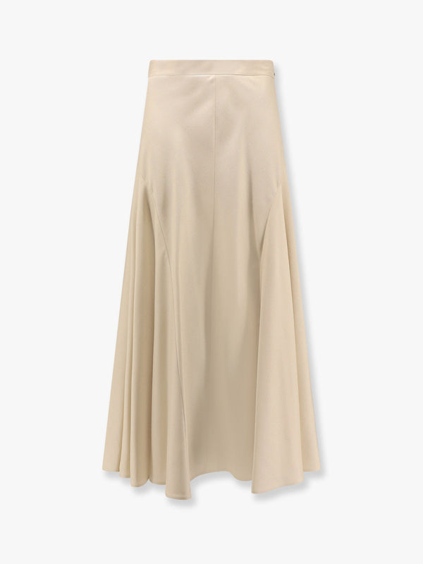 Giustina long silk skirt