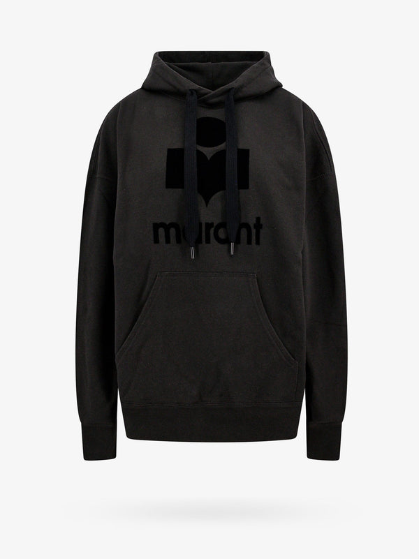 Mansel cotton sweatshirrt with flocked logo