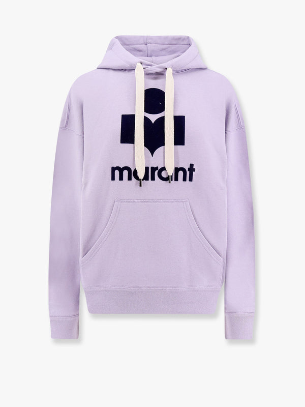 Mansel cotton sweatshirrt with flocked logo