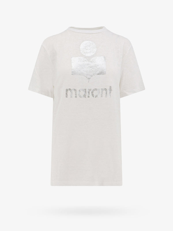 Zewel linen  t-shirt with frontal logo