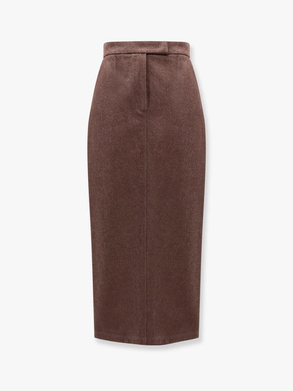 Max Mara Pianosa Max Mara Sfilata Cotton Long Skirt