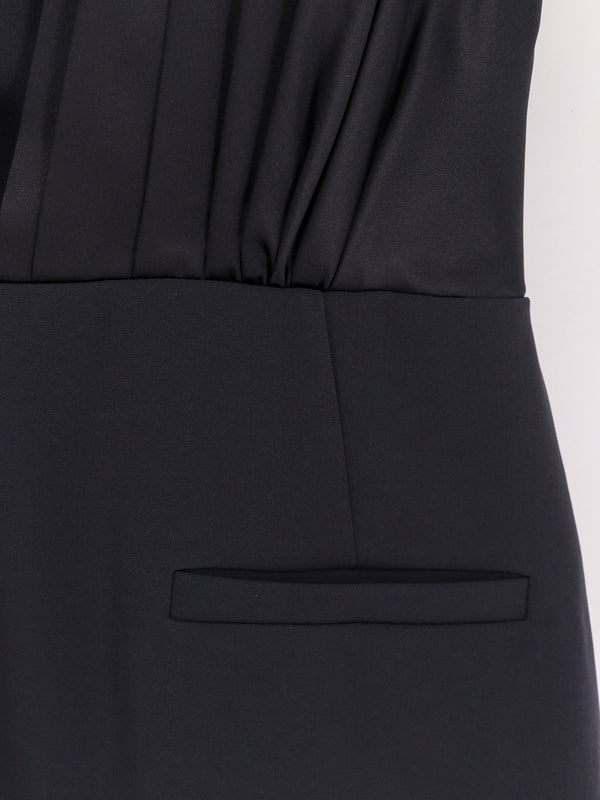 Max Mara Vittor Midi Dress With Silk Insert