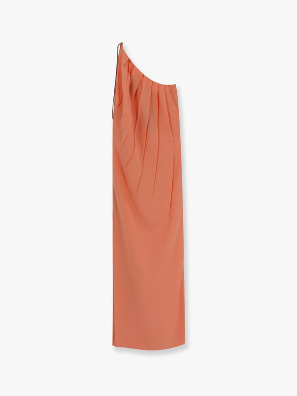 Max Mara Pontida Long Dress With Metal Detail