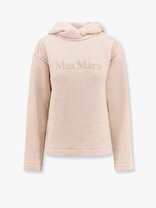 Max Mara Gary Cotton Sweatshirt With Lettering Logo On The Front