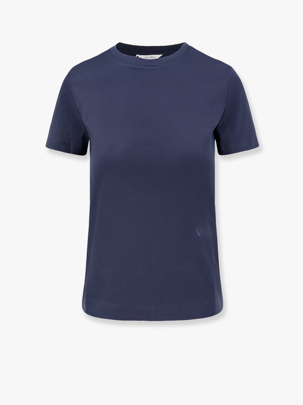 Max Mara Nerina Cotton T-Shirt With Max Mara Embroidery