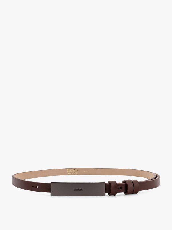 New plate 15 max mara sfilata leather belt