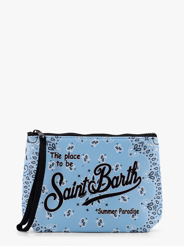 Aline pochette with bandanna round print