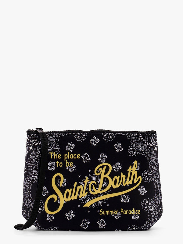 Aline pochette with bandanna round print