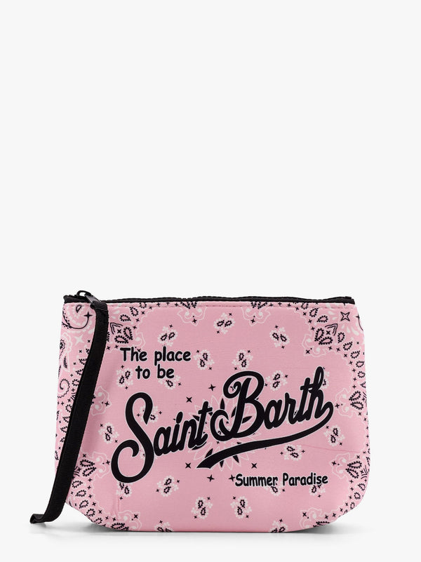 Aline pochette with bandanna round print