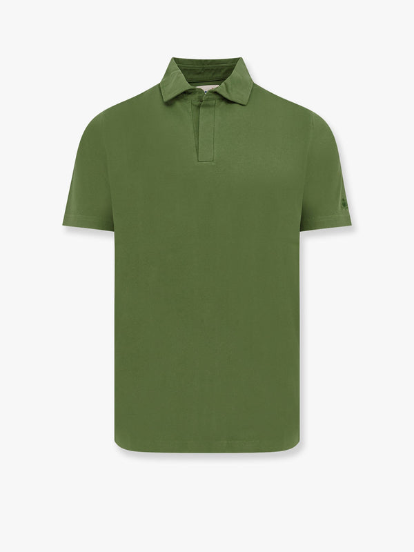 Brighton cotton polo shirt with Logo embroidery
