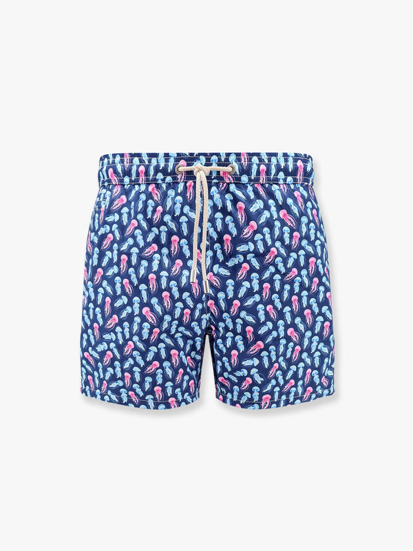 Comfort Light swim trunks with JellyFish Neon 61 print