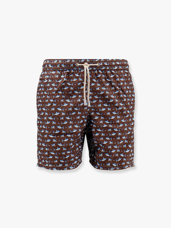 Lighting Micro Fantasy recycled polyester swim trunks