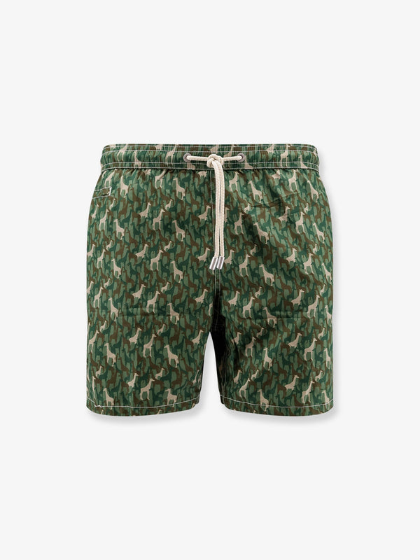 Mc2 Saint Barth Lighting Micro Fantasy Recycled Polyester Swim Trunks