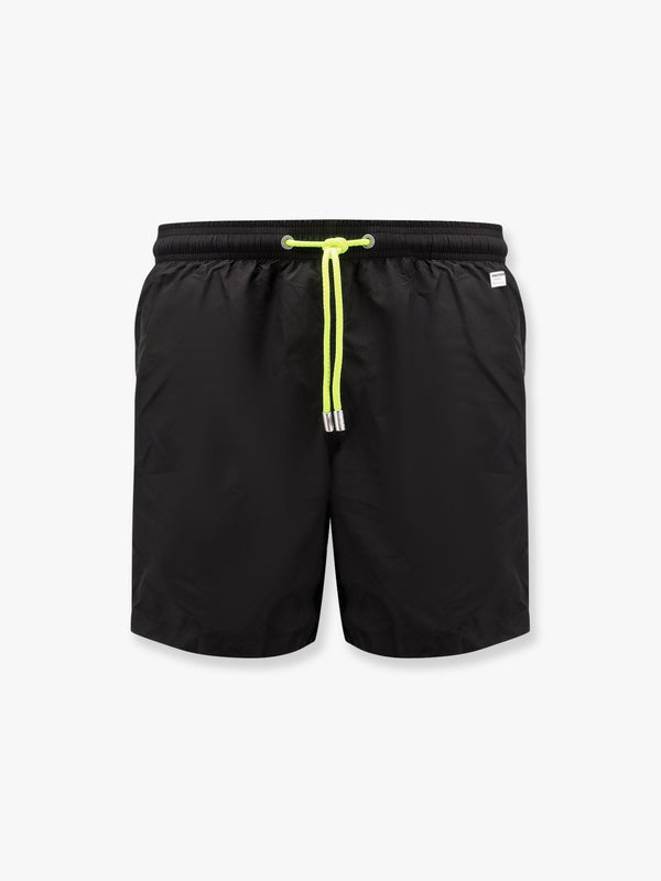 Lighting pantone swim trunks with plexiglass packaging