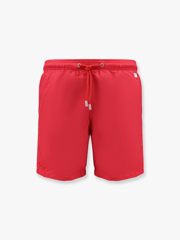 Mc2 Saint Barth Lighting Pantone Nylon Swim Trunks With Logo Patch