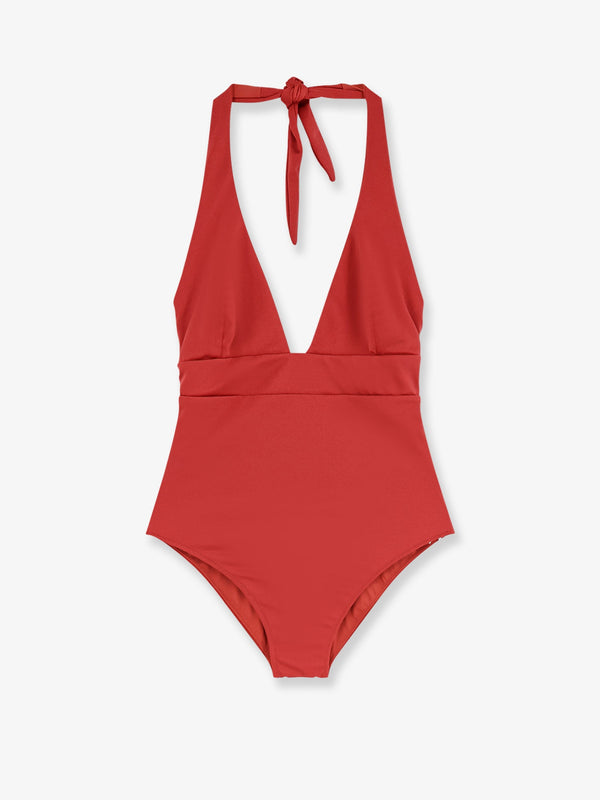 Mc2 Saint Barth Marylin 18 One-Piece Swimsuit With Logo Tag