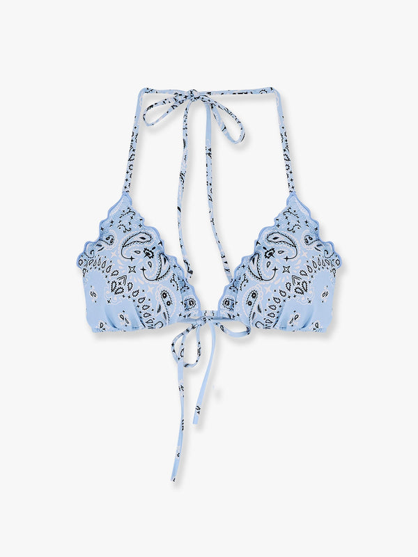 Sagittarius Bikini Top with multicolor print