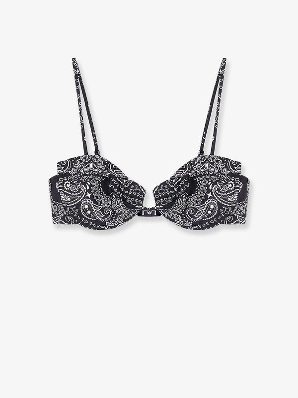 Salina nylon bikini top