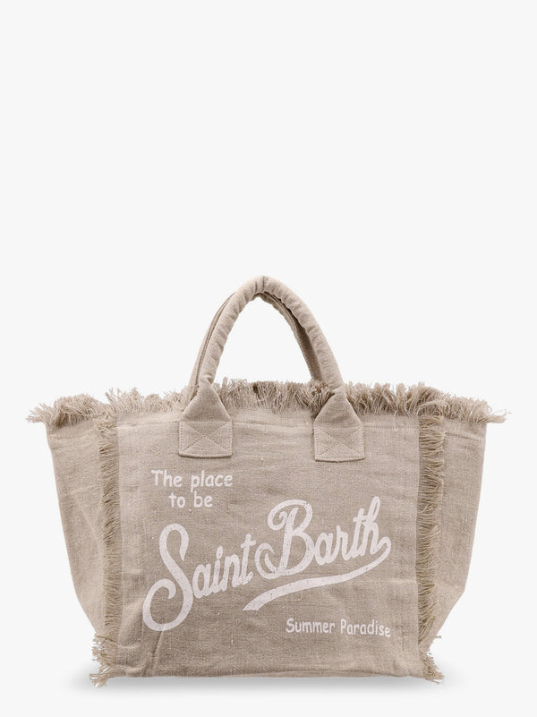 Vanity linen handbag